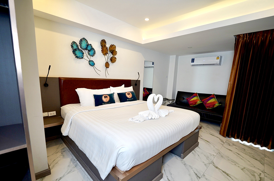 RoomQuest Bangkok Sukhumvit 36 BTS Thonglor-bedroom